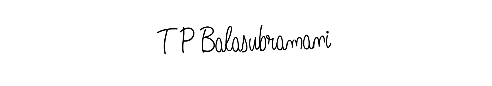 Check out images of Autograph of T P Balasubramani name. Actor T P Balasubramani Signature Style. Angelique-Rose-font-FFP is a professional sign style online. T P Balasubramani signature style 5 images and pictures png
