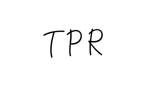 Design your own signature with our free online signature maker. With this signature software, you can create a handwritten (Angelique-Rose-font-FFP) signature for name T P R. T P R signature style 5 images and pictures png