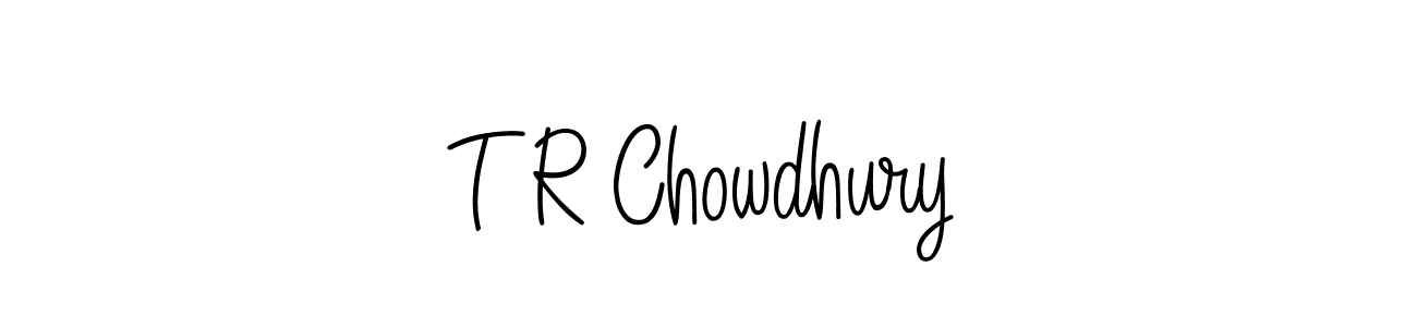 Make a beautiful signature design for name T R Chowdhury. Use this online signature maker to create a handwritten signature for free. T R Chowdhury signature style 5 images and pictures png