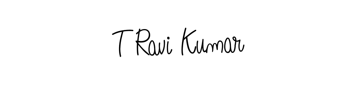 How to Draw T Ravi Kumar signature style? Angelique-Rose-font-FFP is a latest design signature styles for name T Ravi Kumar. T Ravi Kumar signature style 5 images and pictures png