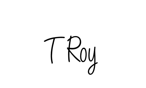 How to Draw T Roy signature style? Angelique-Rose-font-FFP is a latest design signature styles for name T Roy. T Roy signature style 5 images and pictures png