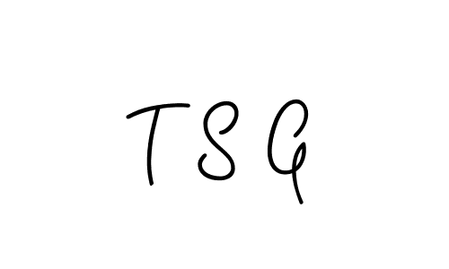 You should practise on your own different ways (Angelique-Rose-font-FFP) to write your name (T S G) in signature. don't let someone else do it for you. T S G signature style 5 images and pictures png