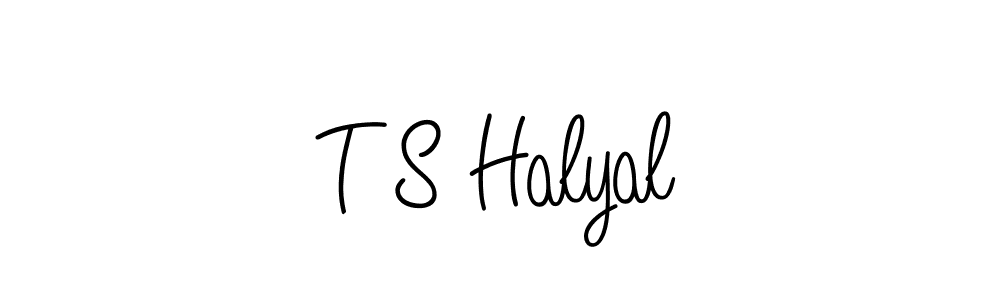 This is the best signature style for the T S Halyal name. Also you like these signature font (Angelique-Rose-font-FFP). Mix name signature. T S Halyal signature style 5 images and pictures png