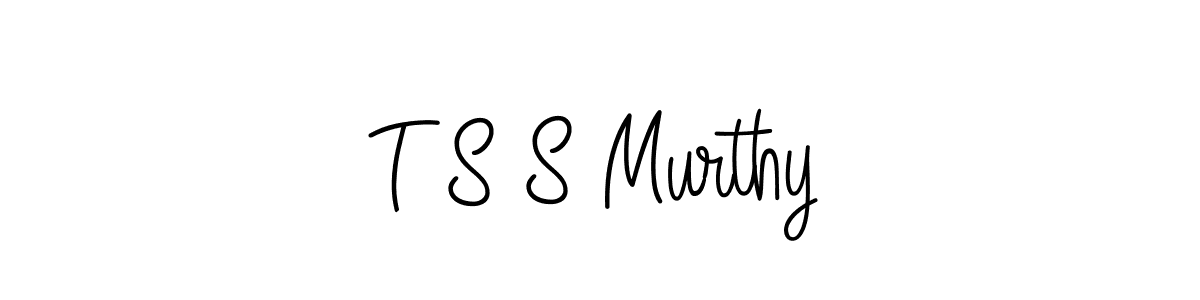 if you are searching for the best signature style for your name T S S Murthy. so please give up your signature search. here we have designed multiple signature styles  using Angelique-Rose-font-FFP. T S S Murthy signature style 5 images and pictures png