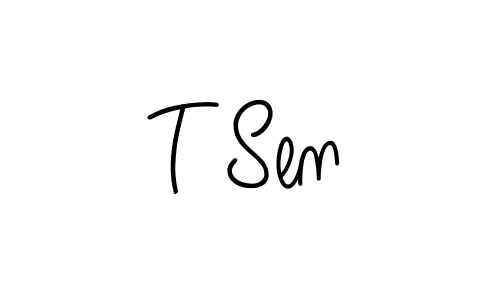 Check out images of Autograph of T Sen name. Actor T Sen Signature Style. Angelique-Rose-font-FFP is a professional sign style online. T Sen signature style 5 images and pictures png