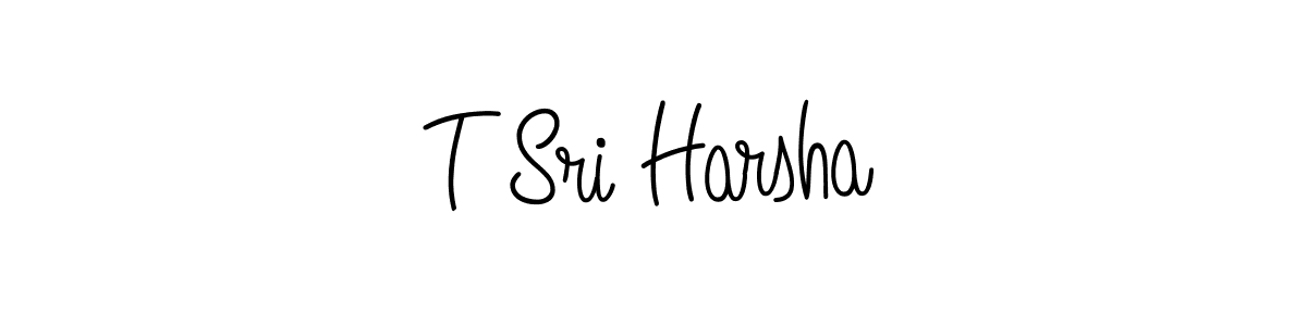 Once you've used our free online signature maker to create your best signature Angelique-Rose-font-FFP style, it's time to enjoy all of the benefits that T Sri Harsha name signing documents. T Sri Harsha signature style 5 images and pictures png