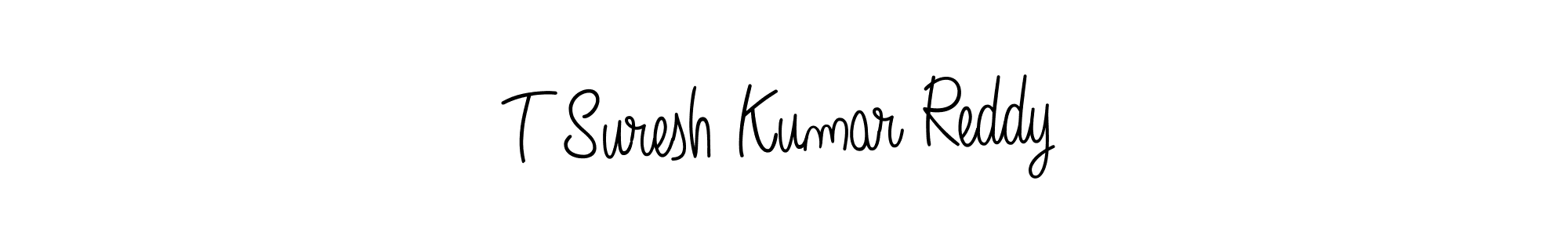 It looks lik you need a new signature style for name T Suresh Kumar Reddy. Design unique handwritten (Angelique-Rose-font-FFP) signature with our free signature maker in just a few clicks. T Suresh Kumar Reddy signature style 5 images and pictures png
