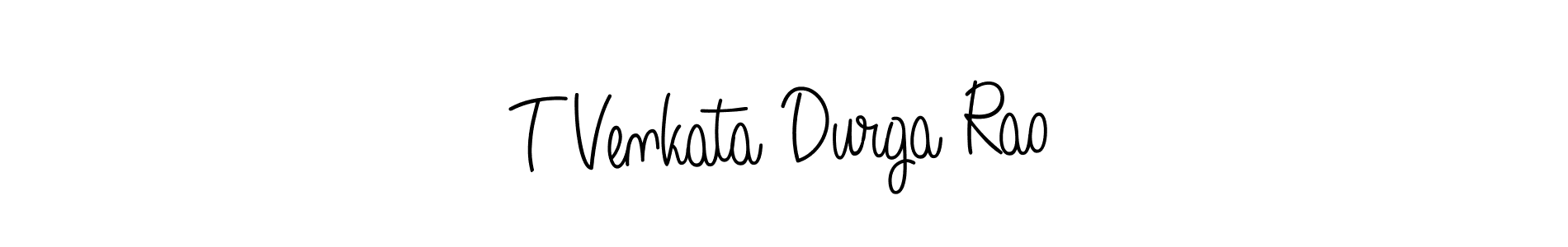 if you are searching for the best signature style for your name T Venkata Durga Rao. so please give up your signature search. here we have designed multiple signature styles  using Angelique-Rose-font-FFP. T Venkata Durga Rao signature style 5 images and pictures png