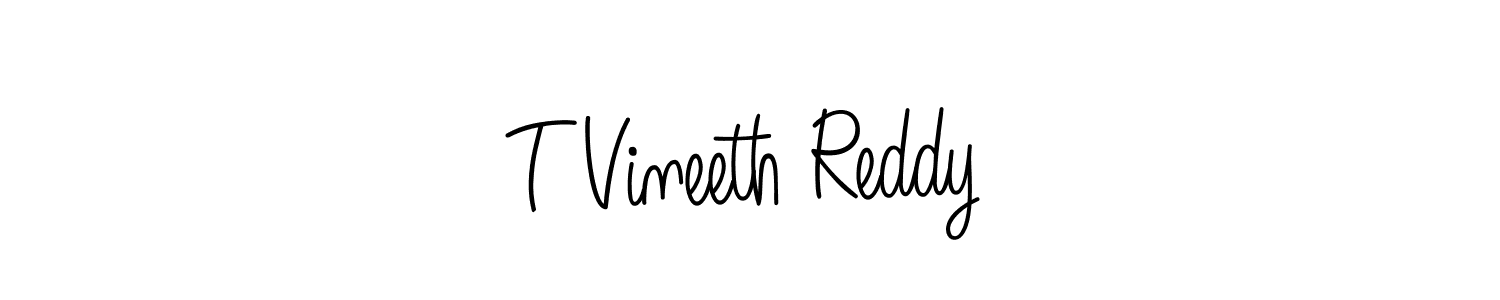 How to Draw T Vineeth Reddy signature style? Angelique-Rose-font-FFP is a latest design signature styles for name T Vineeth Reddy. T Vineeth Reddy signature style 5 images and pictures png