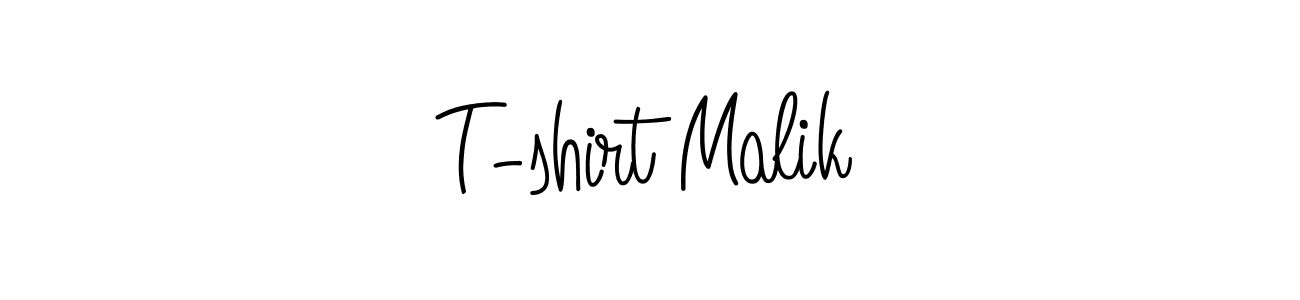 You should practise on your own different ways (Angelique-Rose-font-FFP) to write your name (T-shirt Malik) in signature. don't let someone else do it for you. T-shirt Malik signature style 5 images and pictures png