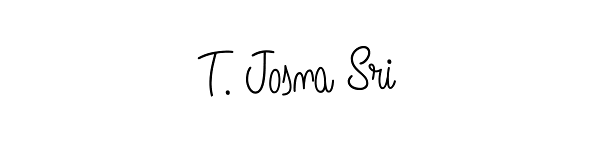 Angelique-Rose-font-FFP is a professional signature style that is perfect for those who want to add a touch of class to their signature. It is also a great choice for those who want to make their signature more unique. Get T. Josna Sri name to fancy signature for free. T. Josna Sri signature style 5 images and pictures png