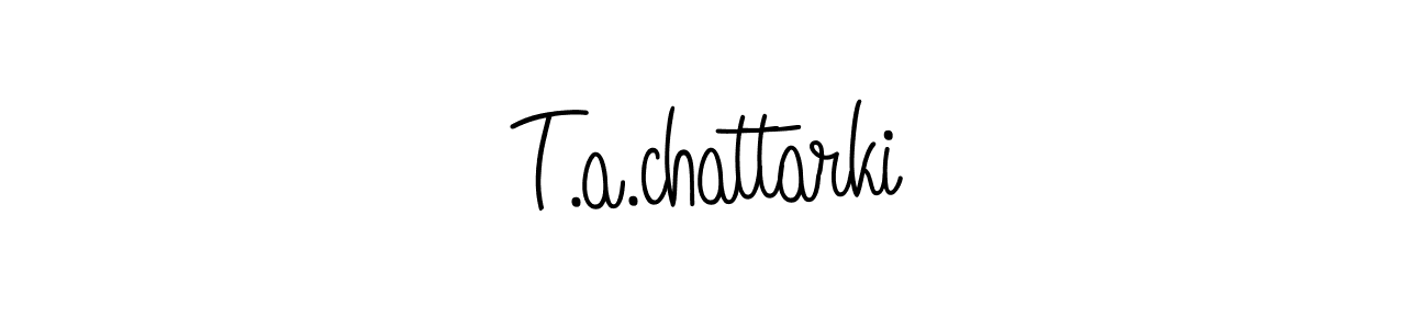 Similarly Angelique-Rose-font-FFP is the best handwritten signature design. Signature creator online .You can use it as an online autograph creator for name T.a.chattarki. T.a.chattarki signature style 5 images and pictures png