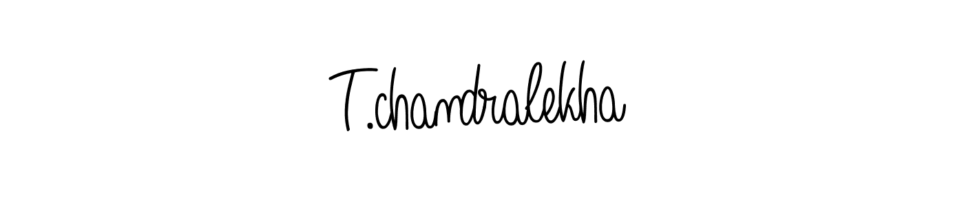 Angelique-Rose-font-FFP is a professional signature style that is perfect for those who want to add a touch of class to their signature. It is also a great choice for those who want to make their signature more unique. Get T.chandralekha name to fancy signature for free. T.chandralekha signature style 5 images and pictures png