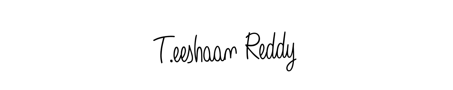 Once you've used our free online signature maker to create your best signature Angelique-Rose-font-FFP style, it's time to enjoy all of the benefits that T.eeshaan Reddy name signing documents. T.eeshaan Reddy signature style 5 images and pictures png