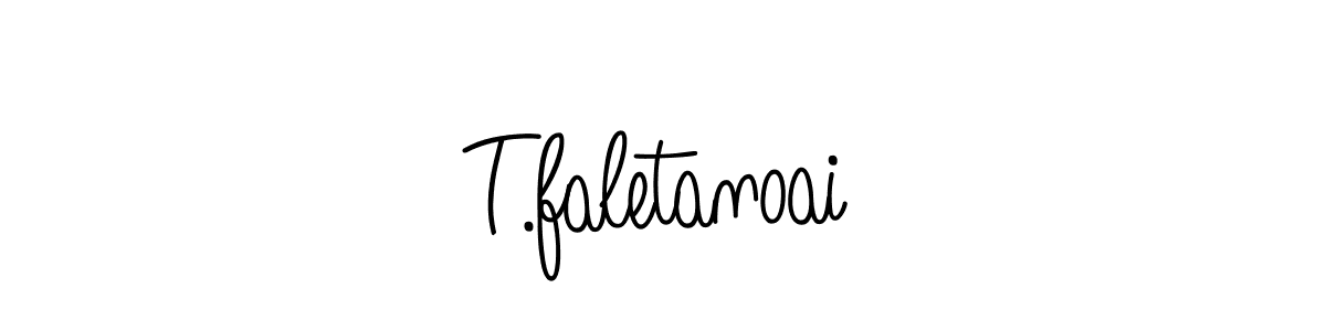 How to make T.faletanoai signature? Angelique-Rose-font-FFP is a professional autograph style. Create handwritten signature for T.faletanoai name. T.faletanoai signature style 5 images and pictures png