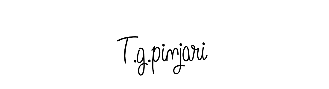 Best and Professional Signature Style for T.g.pinjari. Angelique-Rose-font-FFP Best Signature Style Collection. T.g.pinjari signature style 5 images and pictures png