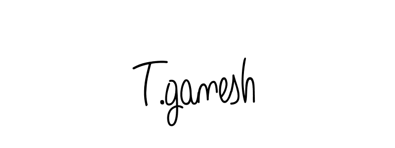 Make a short T.ganesh signature style. Manage your documents anywhere anytime using Angelique-Rose-font-FFP. Create and add eSignatures, submit forms, share and send files easily. T.ganesh signature style 5 images and pictures png