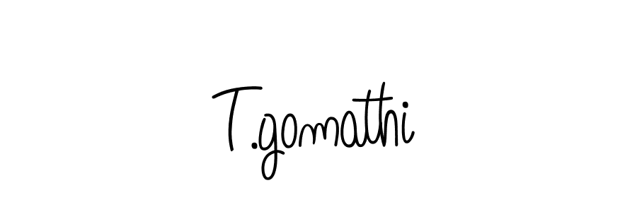 You can use this online signature creator to create a handwritten signature for the name T.gomathi. This is the best online autograph maker. T.gomathi signature style 5 images and pictures png