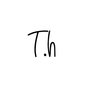 You can use this online signature creator to create a handwritten signature for the name T.h. This is the best online autograph maker. T.h signature style 5 images and pictures png