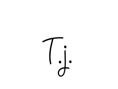 Create a beautiful signature design for name T.j.. With this signature (Angelique-Rose-font-FFP) fonts, you can make a handwritten signature for free. T.j. signature style 5 images and pictures png