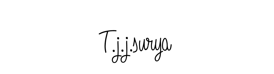 It looks lik you need a new signature style for name T.j.j.surya. Design unique handwritten (Angelique-Rose-font-FFP) signature with our free signature maker in just a few clicks. T.j.j.surya signature style 5 images and pictures png