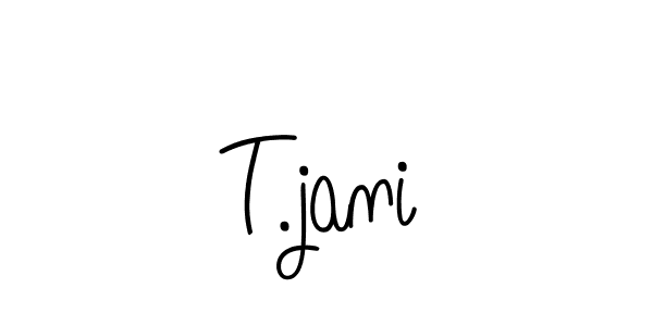 if you are searching for the best signature style for your name T.jani. so please give up your signature search. here we have designed multiple signature styles  using Angelique-Rose-font-FFP. T.jani signature style 5 images and pictures png