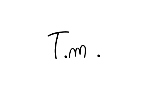 if you are searching for the best signature style for your name T.m .. so please give up your signature search. here we have designed multiple signature styles  using Angelique-Rose-font-FFP. T.m . signature style 5 images and pictures png