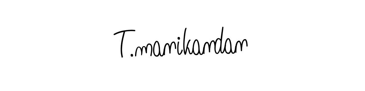 How to Draw T.manikandan signature style? Angelique-Rose-font-FFP is a latest design signature styles for name T.manikandan. T.manikandan signature style 5 images and pictures png