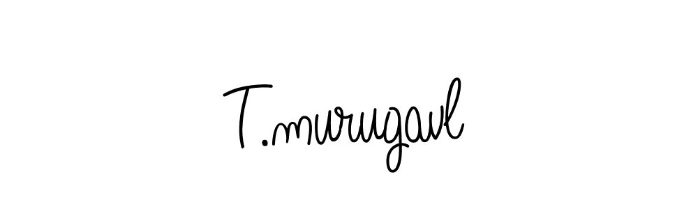 Also we have T.murugavl name is the best signature style. Create professional handwritten signature collection using Angelique-Rose-font-FFP autograph style. T.murugavl signature style 5 images and pictures png