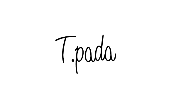 Best and Professional Signature Style for T.pada. Angelique-Rose-font-FFP Best Signature Style Collection. T.pada signature style 5 images and pictures png