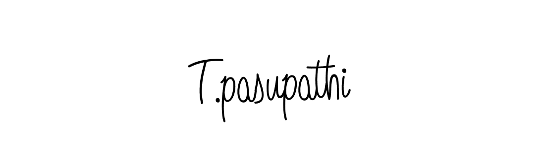 T.pasupathi stylish signature style. Best Handwritten Sign (Angelique-Rose-font-FFP) for my name. Handwritten Signature Collection Ideas for my name T.pasupathi. T.pasupathi signature style 5 images and pictures png
