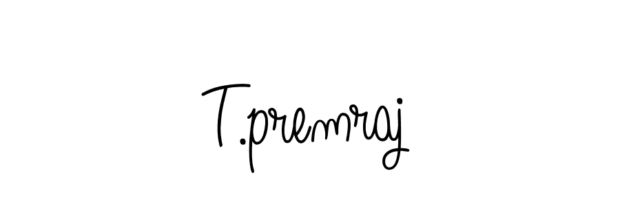 How to Draw T.premraj signature style? Angelique-Rose-font-FFP is a latest design signature styles for name T.premraj. T.premraj signature style 5 images and pictures png