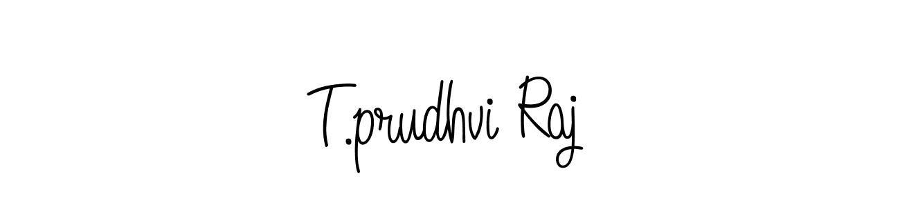 How to make T.prudhvi Raj signature? Angelique-Rose-font-FFP is a professional autograph style. Create handwritten signature for T.prudhvi Raj name. T.prudhvi Raj signature style 5 images and pictures png