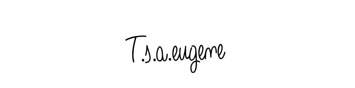 You can use this online signature creator to create a handwritten signature for the name T.s.a.eugene. This is the best online autograph maker. T.s.a.eugene signature style 5 images and pictures png