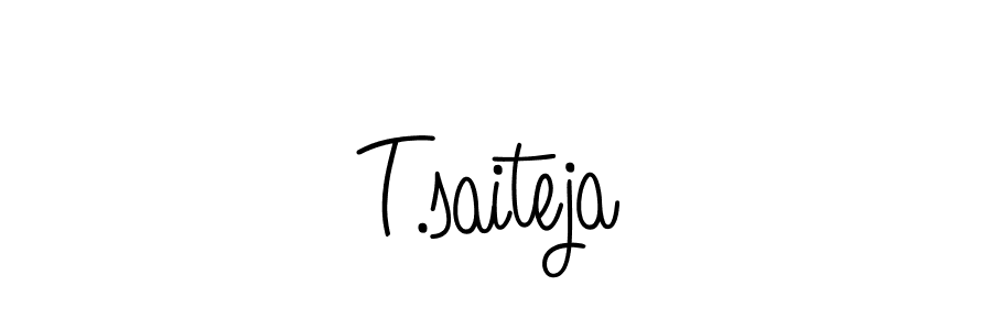 Similarly Angelique-Rose-font-FFP is the best handwritten signature design. Signature creator online .You can use it as an online autograph creator for name T.saiteja. T.saiteja signature style 5 images and pictures png
