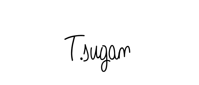 It looks lik you need a new signature style for name T.sugan. Design unique handwritten (Angelique-Rose-font-FFP) signature with our free signature maker in just a few clicks. T.sugan signature style 5 images and pictures png