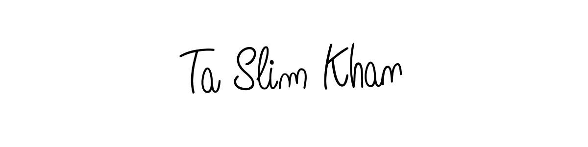 Best and Professional Signature Style for Ta Slim Khan. Angelique-Rose-font-FFP Best Signature Style Collection. Ta Slim Khan signature style 5 images and pictures png