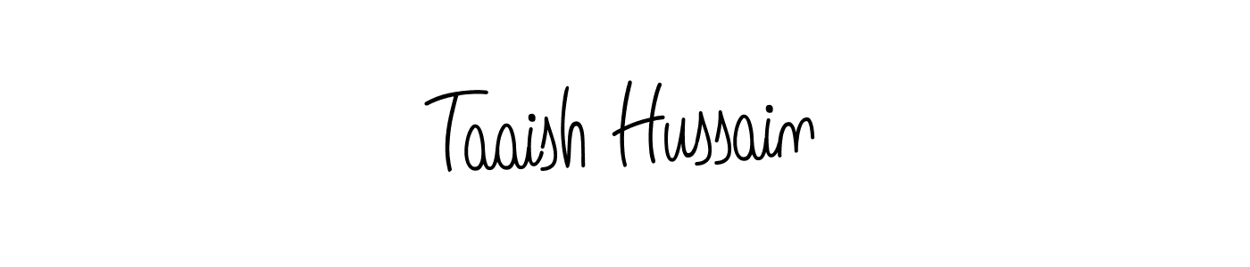 Angelique-Rose-font-FFP is a professional signature style that is perfect for those who want to add a touch of class to their signature. It is also a great choice for those who want to make their signature more unique. Get Taaish Hussain name to fancy signature for free. Taaish Hussain signature style 5 images and pictures png