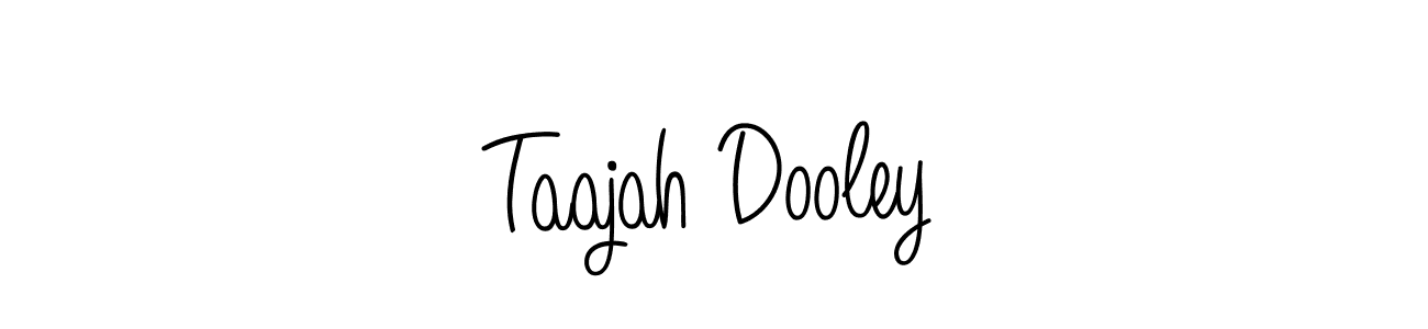 Taajah Dooley stylish signature style. Best Handwritten Sign (Angelique-Rose-font-FFP) for my name. Handwritten Signature Collection Ideas for my name Taajah Dooley. Taajah Dooley signature style 5 images and pictures png