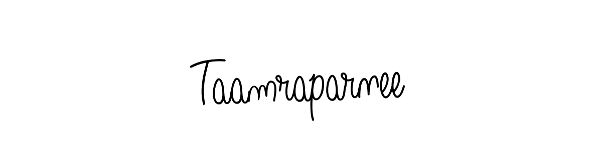 Angelique-Rose-font-FFP is a professional signature style that is perfect for those who want to add a touch of class to their signature. It is also a great choice for those who want to make their signature more unique. Get Taamraparnee name to fancy signature for free. Taamraparnee signature style 5 images and pictures png