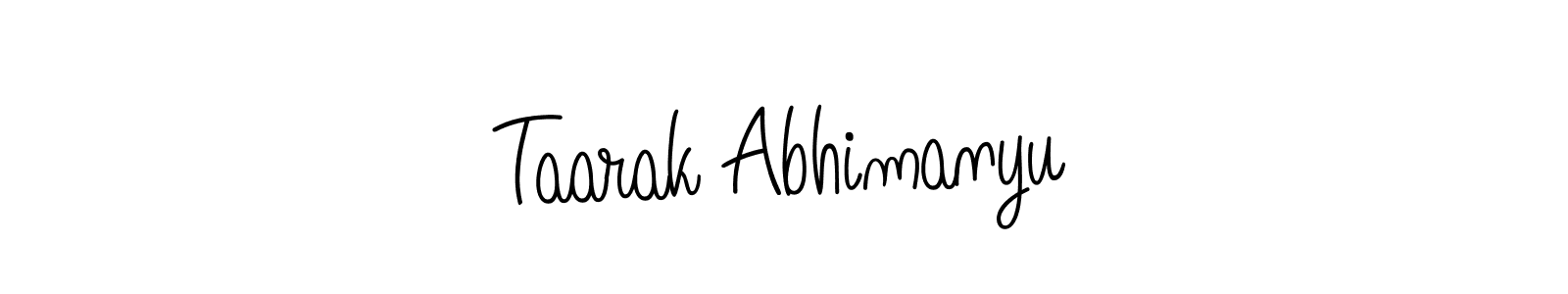 Check out images of Autograph of Taarak Abhimanyu name. Actor Taarak Abhimanyu Signature Style. Angelique-Rose-font-FFP is a professional sign style online. Taarak Abhimanyu signature style 5 images and pictures png