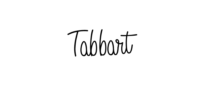 How to make Tabbart name signature. Use Angelique-Rose-font-FFP style for creating short signs online. This is the latest handwritten sign. Tabbart signature style 5 images and pictures png