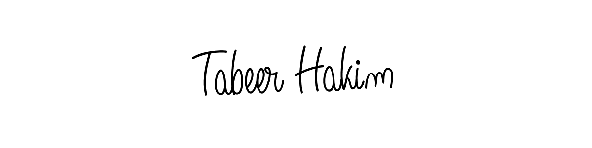 Make a beautiful signature design for name Tabeer Hakim. Use this online signature maker to create a handwritten signature for free. Tabeer Hakim signature style 5 images and pictures png