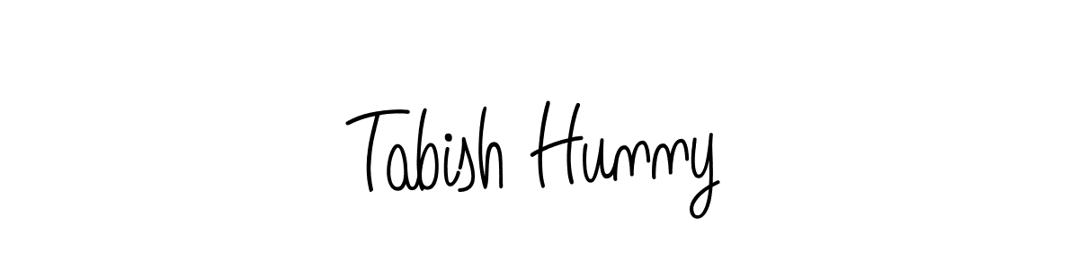 How to Draw Tabish Hunny signature style? Angelique-Rose-font-FFP is a latest design signature styles for name Tabish Hunny. Tabish Hunny signature style 5 images and pictures png