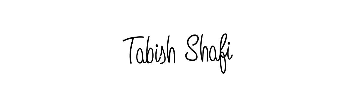 How to make Tabish Shafi name signature. Use Angelique-Rose-font-FFP style for creating short signs online. This is the latest handwritten sign. Tabish Shafi signature style 5 images and pictures png