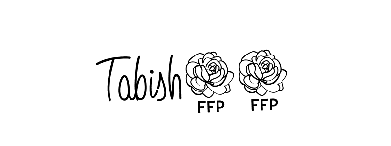 if you are searching for the best signature style for your name Tabish18. so please give up your signature search. here we have designed multiple signature styles  using Angelique-Rose-font-FFP. Tabish18 signature style 5 images and pictures png