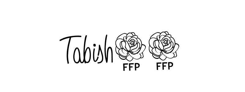 if you are searching for the best signature style for your name Tabish18. so please give up your signature search. here we have designed multiple signature styles  using Angelique-Rose-font-FFP. Tabish18 signature style 5 images and pictures png