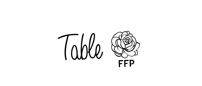 if you are searching for the best signature style for your name Table 1. so please give up your signature search. here we have designed multiple signature styles  using Angelique-Rose-font-FFP. Table 1 signature style 5 images and pictures png