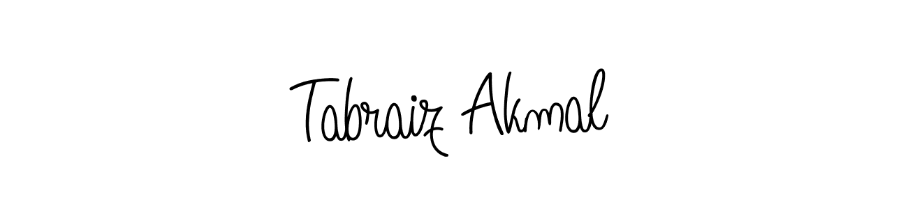 Design your own signature with our free online signature maker. With this signature software, you can create a handwritten (Angelique-Rose-font-FFP) signature for name Tabraiz Akmal. Tabraiz Akmal signature style 5 images and pictures png