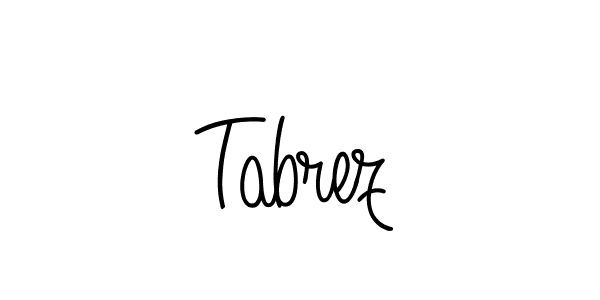 Best and Professional Signature Style for Tabrez. Angelique-Rose-font-FFP Best Signature Style Collection. Tabrez signature style 5 images and pictures png